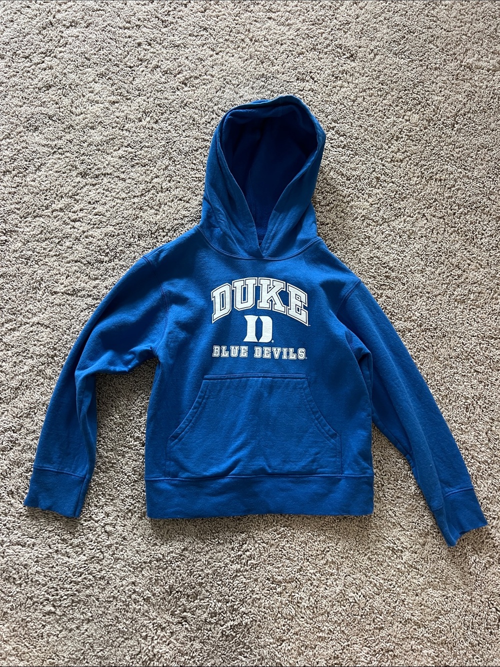 Blue Devils Kids' Blue Hooded Sweatshirt